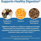 Nighttime Complete by Activated You Daily Wellness Drink for Gut Health with Ashwagandha - Raspberry Lemonade with Prebiotics, Probiotics, Vitamin C - Supports Relaxation & Digestion, Plant-Based