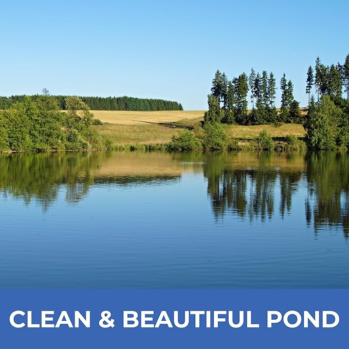 Ultimate Pond Bacteria, Outdoor Pond & Lake Natural Beneficial Bacteria Treatment, Aquatic Odor Reducer & Sludge Digester, Fish, Plant, & Livestock Safe, Easy Dosing Liquid, 1 Gallon Bottle