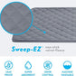 Paw Inspired Fitted Fleece Liner for Ferret Nation, Critter Nation Cage for Ferrets, Rats, Chinchillas, Hedgehogs & Other Small Animals (Gray, Bottom Pan Liner)