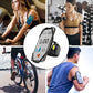 Bone Cell Phone Armbands+Sport Pocket, Run Tie 2+Pocket, L Arm Size, Fits Phone Size 4.7-7.2 Inches for iPhone 13 12 11 Pro Max XS XR X Samsung Galaxy