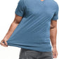 VEIISAR Premium V Neck T Shirts for Men - Modern Fitted Tees Vneck Undershirts