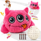 Petbobi Interactive Dog Toys for Boredom - Moving Dog Toy for Stimulating Play, Pet Plush Squeaky Ball for Small Medium Breeds with 4 Batteries, Pink