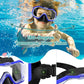 W WSTOO Kids Swim Goggles with Nose Cover,Snorkel Diving Swimming Mask for Youth 5-15,HD 3-Window Wide Vision Anti-Shattered Lens Anti-Fog&Leak