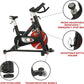 Sunny Health & Fitness Indoor Cycling Exercise Bike w/Pulse Sensors & 4-Way Adjustable Seat, Stationary Home Cardio Training Machine w/Micro-Adjustable Magnetic Resistance for Intensive Cardio Session