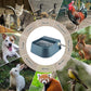 NAMSAN Automatic Dog Water Dispenser with Float Valve, 3/4'' Anti-Bite Metal Pipe, Outdoor Automatic Water Dispenser for Cats Chicken Animals, Goat Waterer, Livestock Water Trough