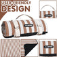 Striped Picnic Blanket Waterproof & Sand Proof, 5-Layer Beach Blanket Portable with Carry Strap, Extra Large Foldable Picnic Rug Machine Washable for Camping Party,Wet Grass,Kids Playground
