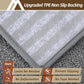 COSY HOMEER Stair Treads for Wooden Steps 9"x28" Washable Indoor Carpet Stair Treads Non Slip Soft Polyester Stair Carpet Tread Reusable Stair Runner Rugs for Kids, Elders,Pets,Medium Grey,4pcs