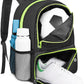 YOREPEK Soccer Backpack,Soccer Bag with Ball Holder, Water resistant Sport Equipment Bags Fit Basketball Volleyball Football