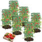 6 Pack Tomato Cages, 41.7" H Square Tomato Plant Stakes Support Cages Trellis for Garden Climbing Vegetables Flowers Fruits,Extra Bold