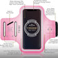 TRIBE Water Resistant Cell Phone Armband Case Running Holder for iPhone Pro Max Plus Mini SE (13/12/11/X/XS/XR/8/7/6/5) Galaxy S Ultra Plus Edge Note (21/20/10/9/8/7/6/5) Adjustable Strap & Key Pocket