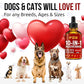 Liquid Multivitamin for Dogs – Daily Glucosamine, Vitamin B, C & D3 Support – Cat Vitamins for Indoor Cats to Care for Joints & HIPS, Skin & Coat, and Gut – Help with Allergies & UTIs – 2 Oz