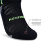 MONFOOT Men's/Women's 3-10 Pairs Silky Dry Athletic Cushion Ankle Socks, Multipack