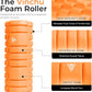 The Vinchu Foam Roller - Deep Tissue Massage Muscle Roller and Stretching Equipment for Sustainable Strength and Myofascial Trigger Point Release (Orange, L)