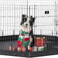 PJYuCien Dog Playpen, 8 Panels 30’’H Dog Pens Indoor with Bottom Pad, Metal Foldable Pet Puppy Exercise Fence Crate Kennel, Better for Small Animals,Black