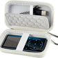 MP3 & MP4 Player Case for SOULCKER/G.G.Martinsen/Grtdhx/iPod Nano/Sandisk Music Player/Sony NW-A45 and Other Music Players with Bluetooth. Fit for Earbuds, USB Cable, Memory Card - White