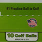 Best Practice Golf Balls on The Planet. Perfect for Golf Training. Solid Contact for Great Feedback. Limited Flight for Backyard use. Safe for Indoors. by AlmostGolf (10 Pack Yellow)