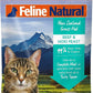 Feline Natural High Protein Dry Cat Food, Freeze-Dried Diet with 98% Meat, Organs & Seafood, No Peas, Grains, or Artificial Additives, Made in New Zealand, Beef & Hoki, 11oz