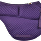 ECP Equine Comfort Products All-Purpose Contoured Correction Saddle Pad with Adjustable Memory Foam Inserts for Custom Support, Non-Slip, Shock Absorbing, 22” Spine, 19.5” Drop