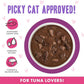 Weruva B.F.F. OMG - Best Feline Friend Oh My Gravy!, Tuna & Beef Belly Rubs with Tuna & Beef, 2.8oz Can (Pack of 12)