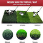 Golf Practice Net - Heavy Duty Driving Range Net with High Impact Chipping Target, Include Carry Bag and Golf Balls for Indoor Outdoor