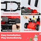 Kids Lawn Mower - Toy Choi's Pretend Play Series Toddler Lawn Mower, Indoor Outdoor Push Gardening Summer Toy Tool Set for Boys & Girls 3,4,5,6,7,8