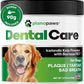 Dog Teeth Cleaning Powder - Plaque and Tartar Remover - Dental Powder with Bactase PET - Breath Freshener for Overall Dental Care - Supports Mouth, Teeth, and Gum Health for All Ages and Sizes