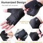 weiatas Cycling Gloves for Men Women Padded, Half Finger Road Mountain Bike Gloves, Shock-Absorbing Anti-Slip Breathable Sports Gloves for Bicycle Riding Motorcycle Rowing Gym