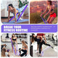 Resistance Bands, Exercise Bands, Physical Therapy Bands for Strength Training, Yoga, Pilates, Stretch Elastic Band with Different Strengths, Workout Bands for Home Gym