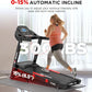Treadmill with 15% Auto Incline, 300 LBS Capacity and 10 MPH Max Speed, 4.0HP Folding Treadmills for Home Features 18'' x 50'' Belt, Bluetooth, APP, 64 Preset Programs and 3 Countdown Modes