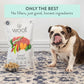 WOOF Freeze Dried Dog Food - Beef Recipe, High Protein, Use as a Complete Diet, Dog Food Topper, Mixer, or as Dog Treats, All Life Stages, 9.9 oz