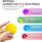 Interactive Cat Toy – Motion Activated Rolling Ball with LED Lights & 3 Play Modes & Two Different Tails - Best Toy for Indoor Cats & Kittens to Stay Active and Stimulate Hunting Instinct (Yellow)
