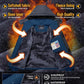 TACVASEN Winter Jacket Men's Water-Resistant Fleece Jacket Snow Ski Jacket Military Tactical Jacket Coat Parka Hood Raincoat