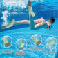Gintenco Swim Fins, Kids Swim Training Fins for Lap Swimming, Travel Size Flippers with Mesh Bag, Silicone Swimming Fins for Kids Teens Adults Women Men