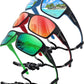 STORYCOAST Polarized Sports Sunglasses for Men Women Unbreakable Frame Cycling Fishing Driving