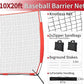 7x7/16x10/20x10ft Backstop Net, Ball Stop Net with Handbag,Fix Sports Net Barrier by 4 Spike&2 Sandbag,Sports Practice Barrier Net for Baseball,Softball,Lacrosse Train,Backstop Net for Backyard
