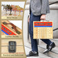 21 Inches Horse Racing Game, Horse Race Board Games with 11 Luxury Metal Horses,Thickened Wood Chessboard,Chips,Cards and Dice,Classic Wooden Table Top Board Games for Adults and Family