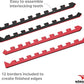 Norsk Dual-Sided Reversible 1/2" Foam Exercise Mats for Home Gym - Interlocking EVA Foam Tiles