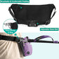 PetAmi Premium Hands Free Dog Leash for 2 Dogs, Adjustable Waist Belt Leash for Dog Walking, Fanny Pack Accessories Bag Dual Bungee Leash for Running, Hiking, Jogging, Biking, Purple