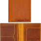 HIFA Personalized Leather Passport Holder, Handmade Passport Cover with Card and Ticket Slot - Genuine Leather, Elegant Design, Easy Access - Passport Case, Passport Wallet, Passport Holder