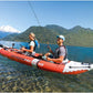 INTEX 68309EP Excursion Pro K2 Inflatable Kayak Set: Includes Deluxe 86in Kayak Paddles and High-Output Pump – SuperTough PVC – Adjustable Bucket Seat – 2-Person – 400lb Weight Capacity