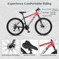 AVASTA Earth 26 27.5 inch Mountain Bike with 21-Speed，Aluminum Frame, Dual Disc Brake, Comfortable Saddle,Multiple Colors