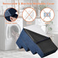 EHEYCIGA Dog Stairs for Bed 20" H, 4-Step Extra Wide Dog Steps for High Bed, Pet Steps for Small Dogs and Cats, Non-Slip Balanced Pet Ramp Indoor, Navy Blue