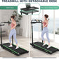 Walking Pad Treadmill with Desk Workstation,3.0 HP Foldable Treadmills with 12% Incline & Handle Bar,300lbs Capacity,2s Folding,Ultra-Quiet,Small/Compact Under Desk Treadmills for Home Ofiice