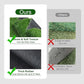 Yescom Sports Sled Strips Turf Gym Turf Flooring for Weight Sled Push Gym Equipment Outdoor Indoor Use 50'x3'x4PCS(600 Sq.Ft) 1.38" H