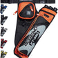 LEGEND XT320 Archery Quivers - Nylon Hip Quivers with 3 Arrow Tube Cases for Target Shooting - Adjustable Waist Belt, T-Slot, Storage Compartments for Accessories, Gear, Tools, Release Tab, Score Card