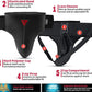 RDX Groin Protector for Boxing, Muay Thai, Kickboxing and MMA Training, Maya Hide Leather Abdo Gear for Martial Arts , SATRA Approved Abdominal Guard for Karate and Taekwondo