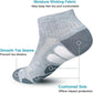 BERING Men's Ankle Socks Athletic Running Cushion Quarter (6 Pairs)