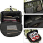 Kalesi Gym Duffle Bag Backpack 4-Way Waterproof with Shoes Compartment for travel Sport Hiking laptop (olive-green)