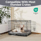 OhGeni Orthopedic Waterproof & Machine Washable Dog Bed for Small Medium Pets, Suitable for Crates, Cat Mat with 25D Egg Crate Foam, Removable Cover & Invisible Zipper, 30 Inches(Gray)