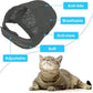 Patelai 5 Pcs Cat Bathing Bag Set Cat Grooming Bag Adjustable Pet Shower Net Muzzles Nail Clipper Tick Remover Tool Massage Brush(Grey-White)